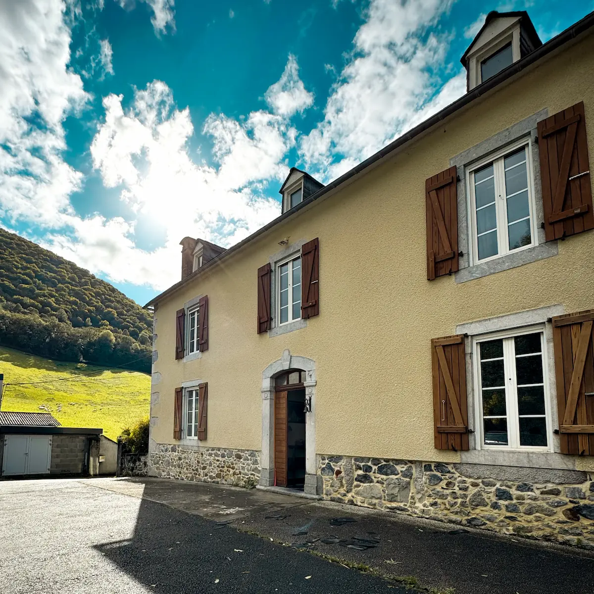 La maison d’hôtes.